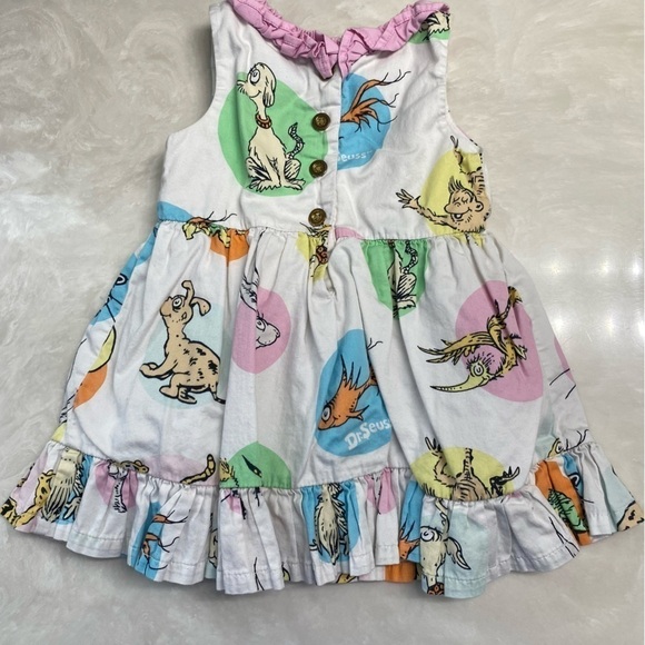 Dr. Seuss 18M Ruffle Dress Sleeveless 18 Months - Picture 13 of 14